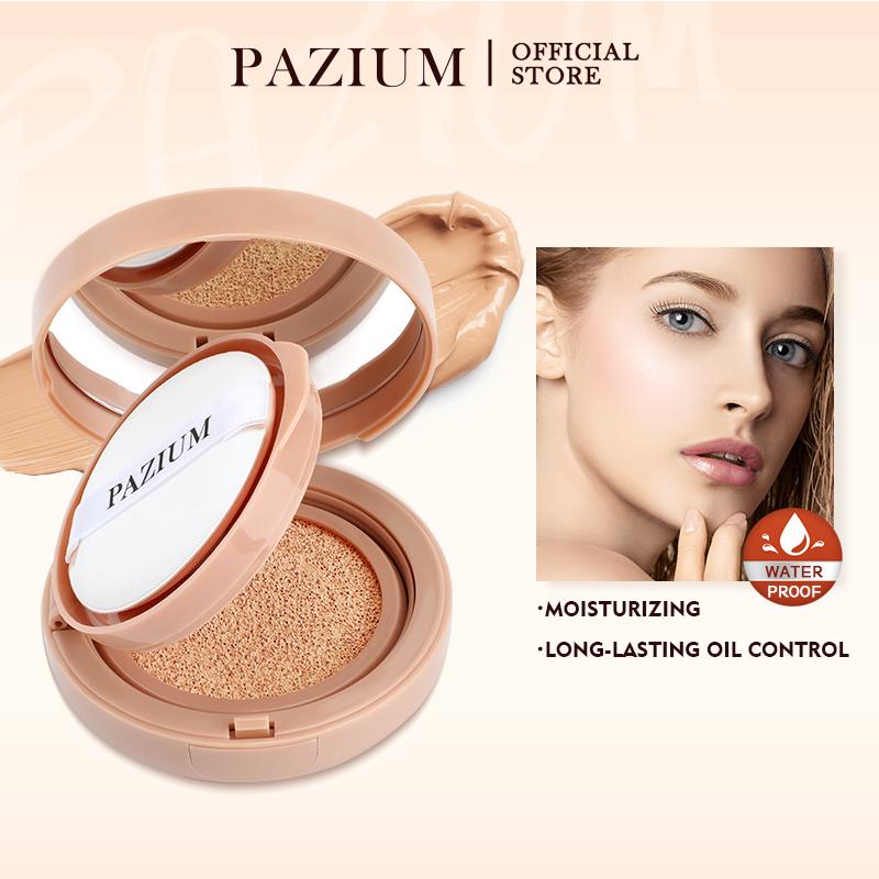 Product Introduction of 【SG Ready Stock】PAZIUM Air Cushion BB Cream Natural Long-lasting Waterproof Brighten 4 Colors Cosmetics for Women Makeup Powder Smooth Silky 12