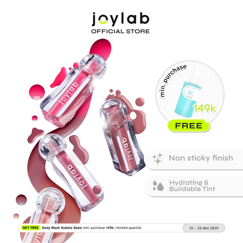 JOYLAB - Get Gloss 3ml | Lip Tint Super Glazed Lightweight for Shiny Moisturizing Glossy Lips 0