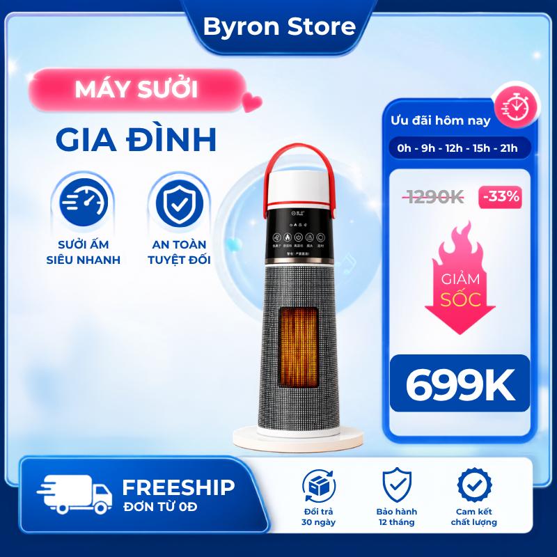 Máy Sưởi Gốm PTC Tạo Ẩm Thông Minh – Phun Sương Cân Bằng Độ Ẩm, Màn Hình LED…