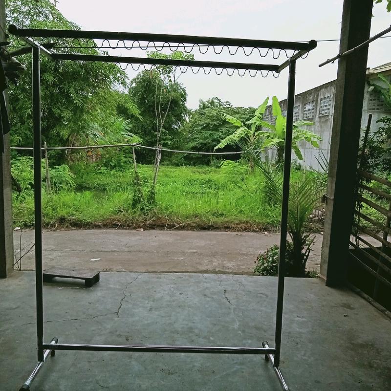 Jemuran Pakaian Minimalis Baja Ringan Muat Banyak, Praktis dan Awet Besi 1