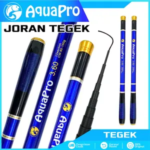 Joran Tegek AQUAPRO Joran Tegek Ruas Pendek ±40cm Dengan Ukuran 1.5M - 4.5M Bahan Serat Carbon Medium Action Joran Pancing Antena Portable