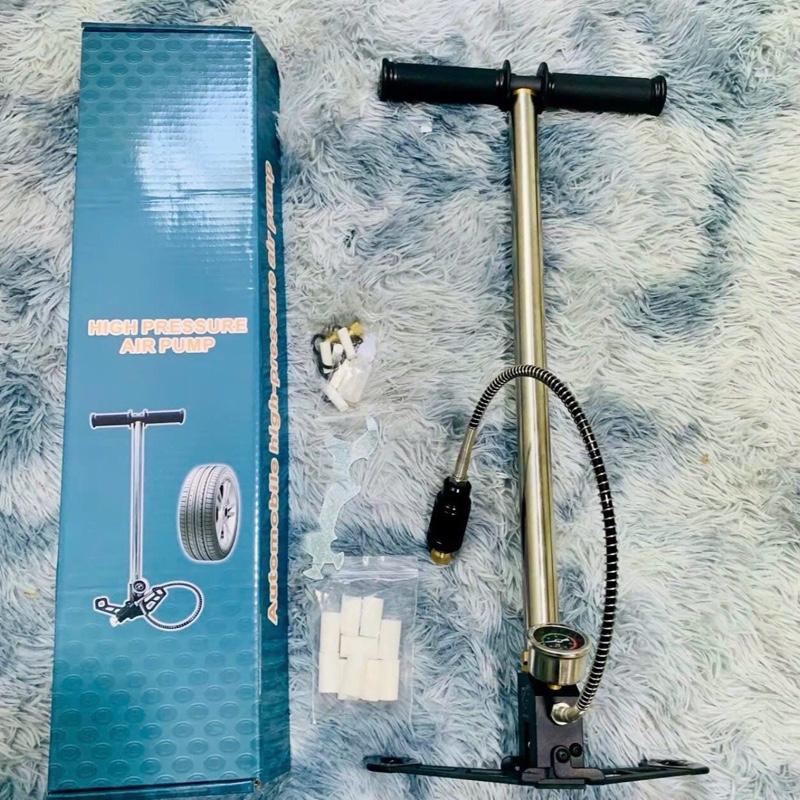 Bơm cao áp fb con hổ, bơm nén khí đồng hồ to 50mpa bơm 300kg hơi