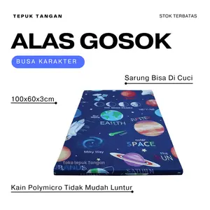 Tepuk Tangan ALAS GOSOK BUSA PREMIUM Sarung Setrika Anti Lengket Kain Polymicro Tidak Mudah Luntur Ukuran 100x60x3cm Busa Tidak Mudah Kempes