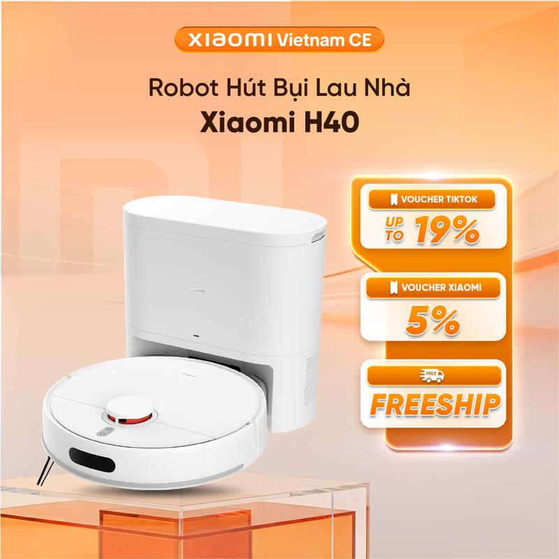 Xiaomi H40 Robot hút bụi lau nhà | Lực hút 10.000Pa | Dung lượng pin 5200mAh |…