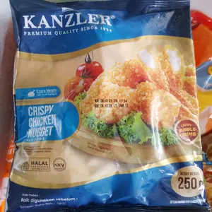 Kanzler Crispy Chicken Nugget Extra Meaty 250g Halal Indonesia NKV Bubble Crumb Premium Quality Frozen Food