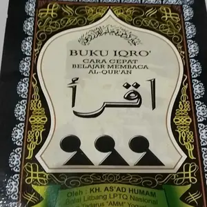 BUKU IQRO BESAR JILID 1 SAMPAI 6 (CARA BELAJAR MEMBACA ALQURAN)
