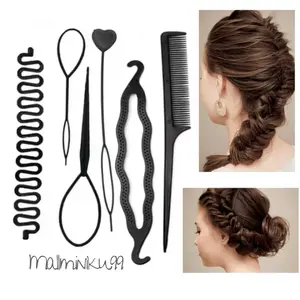 ￼ALAT KEPANG RAMBUT 6IN1 / SISIR PENATAAN DESAIN RAMBUT 6IN1
