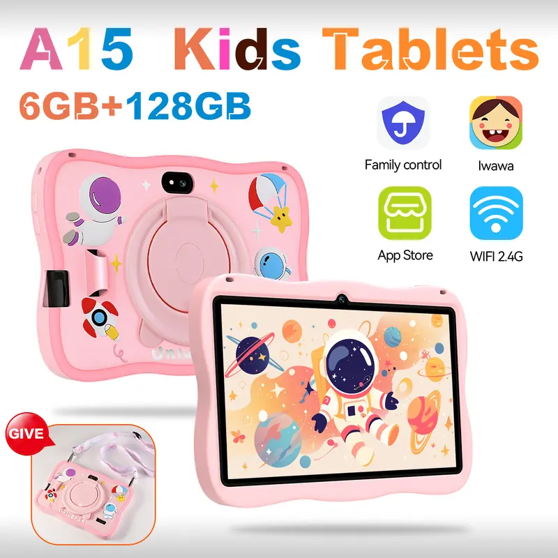 【Hancdon】 TAB STUDY KIDS Tablet Anak A15 Astronout Version Tablet Anak Tablet Astronout IPS Screen Tablet Edukasiasi // Wifi-Hotspot Only 7inch Bluetooth Layar 1