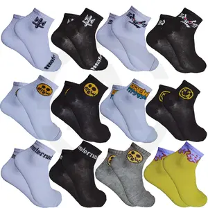 (De Azma Store) Kaos Kaki Oldschool Pendek Pilih Motif 2 Kaos Kaki Skate Kaos Kaki Pria Wanita Premium Casual Nyaman Sporty Dewasa Remaja Tebal Hitam