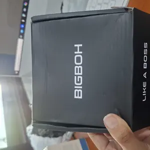 BIGBOH  Floyd Dompet Lipat  Pria Kulit Sintetis PU Leather Short Wallet Hitam  11 Slot Kartu 2 Kompartemen Uang Elegan Fungsional