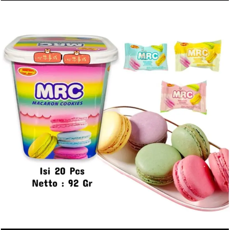 MRC MACARON BISCUIT ISI 20 PCS Cookies Snack Makanan Cemilan Biskuit Food