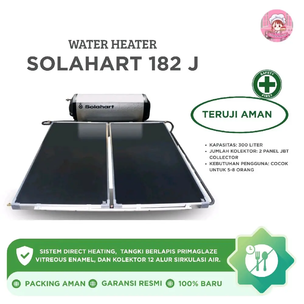 Solahart GOLD Indirect Heating G 182 J | Pemanas Air Matahari