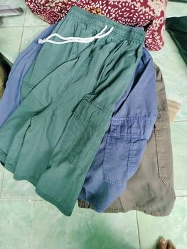 Product Review of 100k Dpt 5Pcs Celana Kanvas Semi Jeans Kolor Harian Santai Abu Cargo Karet Melar Nyaman Lembut Casual Pria from w**i 2