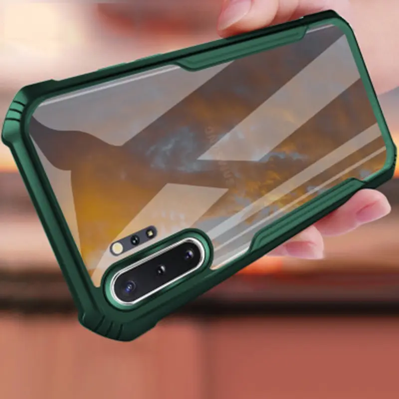 【Fast delivery】Clear Phone Case For Samsung Note 10+ Plus Samsung  Note 10 Pro Samsung Note 10  Protection Cover Bumper shockproof Cases new design 2024 new year gift