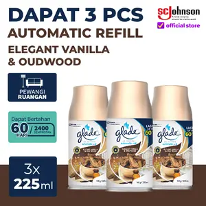 (TRIPLE PACK) - Glade Matic Spray Refill 146gr x3 - Pengharum Ruangan - Pewangi Rumah - Pengiriman Hanya Pulau Jawa