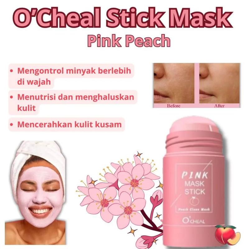 Product Introduction of O'cheal Stick Mask Clay Mask Masker Stick Masker Wajah Anti Jerawat Cerah Lembut Clay Mask Masker 4