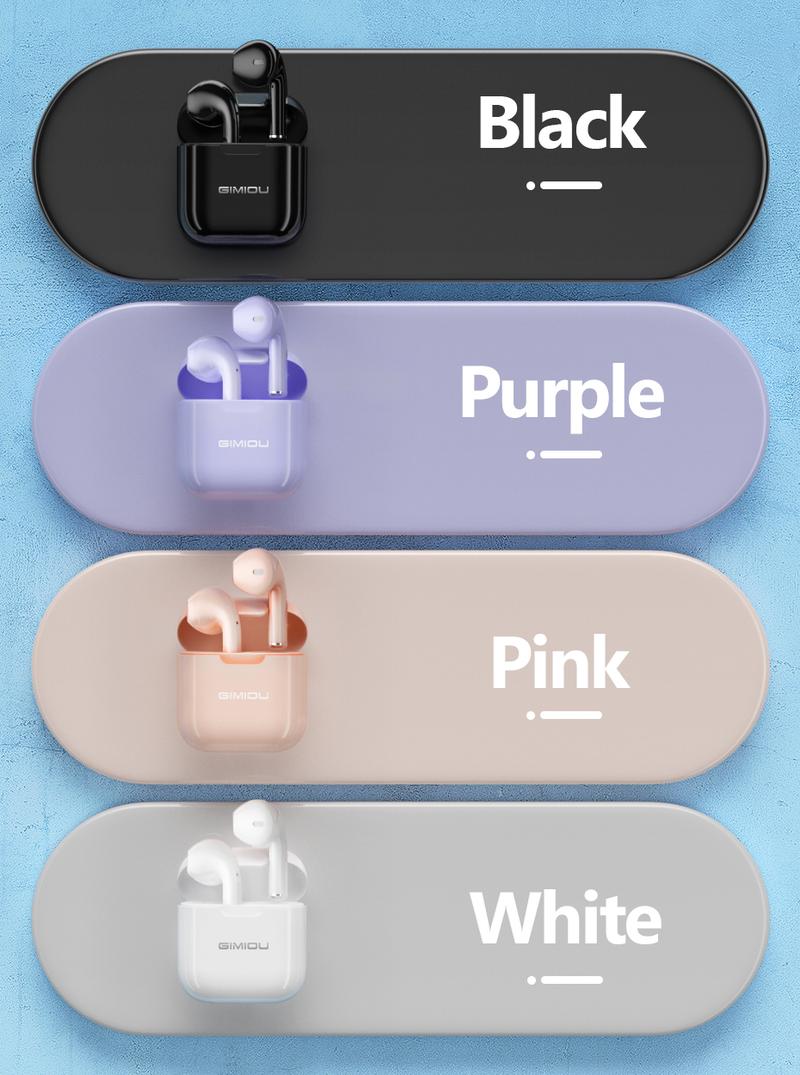 Product Introduction of Tai Nghe Nhét Tai Nghe Mini, GIMIOU, Bluetooth 5.3, Tai Nghe Không Dây, Chính Hãng, Chất Lượng Cao, Tai Nghe Âm Trầm Âm Thanh Nổi TWS, Tai Nghe Khử Tiếng Ồn, Có Mic, Tương Thích Với iPhone 15, Xiaomi, Samsung, Vivo, Oppo tai  nghe  ngủ  bluetooth 43