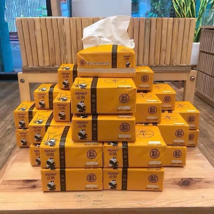 Thùng Giấy Ăn Gấu Trúc Sipiao Chính Hãng - Siêu Giá Rẻ, 30 Gói - Khăn Giấy