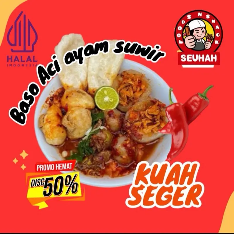 1 bungkus boci ayam suir jumbo  Makanan Instan
