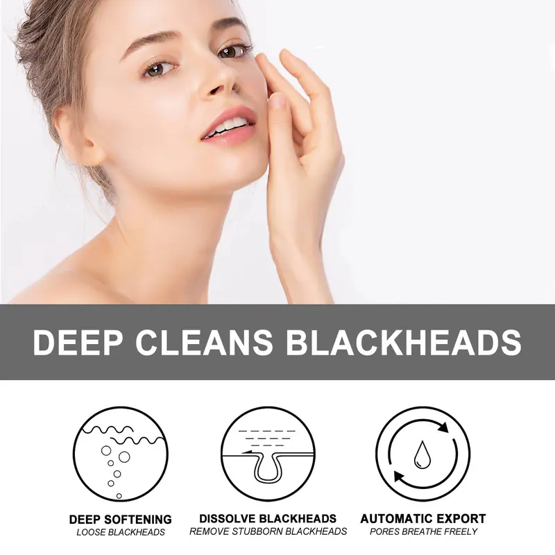 【TERSEDIA & COD】EELHOE Masker Penghilang Komedo Strip Hidung Masker Hidung Masker Penghilang Komedo dan Komedo Pengelupasan Wajah Strip Hidung Perawatan Jerawat Pembersihan Dalam 30g Berisi 60 Masker Hidung Treatment 4