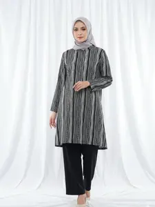 MS SETELAN WANITA JUMBO MOTIF TRIBAL BISA COD