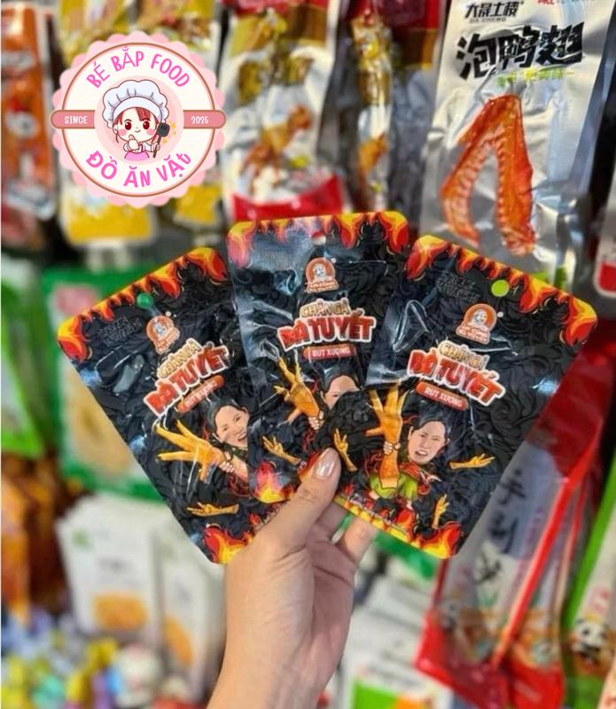 Combo 20 cái Chân Gà Rút Xương Bà Tuyết - Vị Tê Cay Tứ Xuyên - Chua chan garut