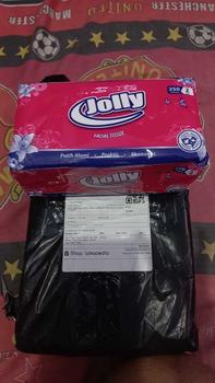 Product Review of Tisu Tissu Tissue Facial Jolly 250 Sheet 4 Pcs Tisu Wajah Lembut Kuat Tebal Alami from A**u 0