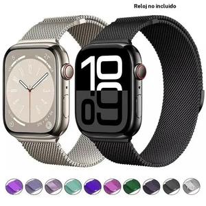 Correa de reloj de acero inoxidable (solo la correa), correa de reloj elegante para Apple Watch Series 5 6 SE 7 8 9 10 Ultra 2 49mm, accesorios para relojes inteligentes, wearable