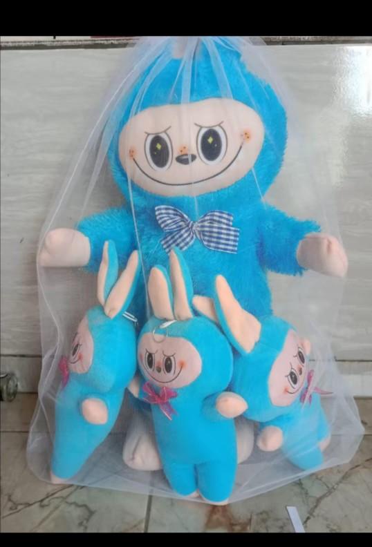 Product Introduction of Boneka  Labubu Beranak 3 (Isi 1 Besar 3 Kecil) - Mainan Lucu dengan Desain Unik dan Berkualitas Tinggi - Toys, Dolls 8