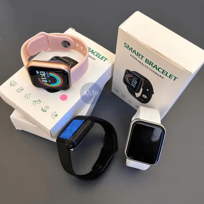 Smartwatch wanita Y68 Smart watch Y68 Waterproof smartwatch Bluetooth Fitness Tracker Musik Watch y68 Smartband Y68 Smart band 7
