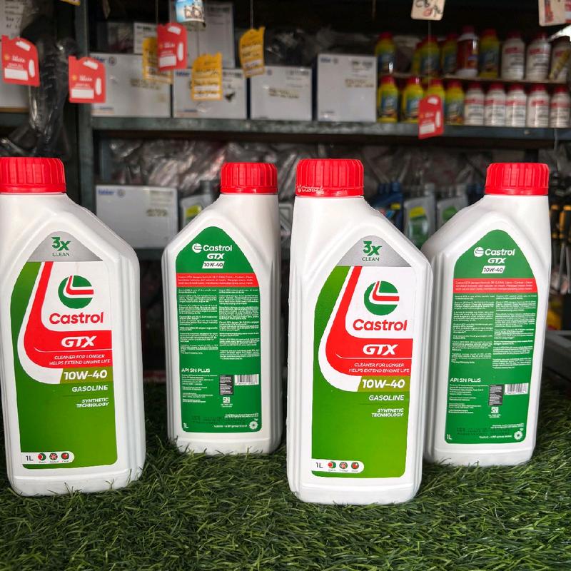 OLI CASTROL GTX SAE 10W-40 API SN PLUS SYNTHETIC TECHNOLOGY KHUSUS MOBIL BENSIN 100%ORIGINAL 6