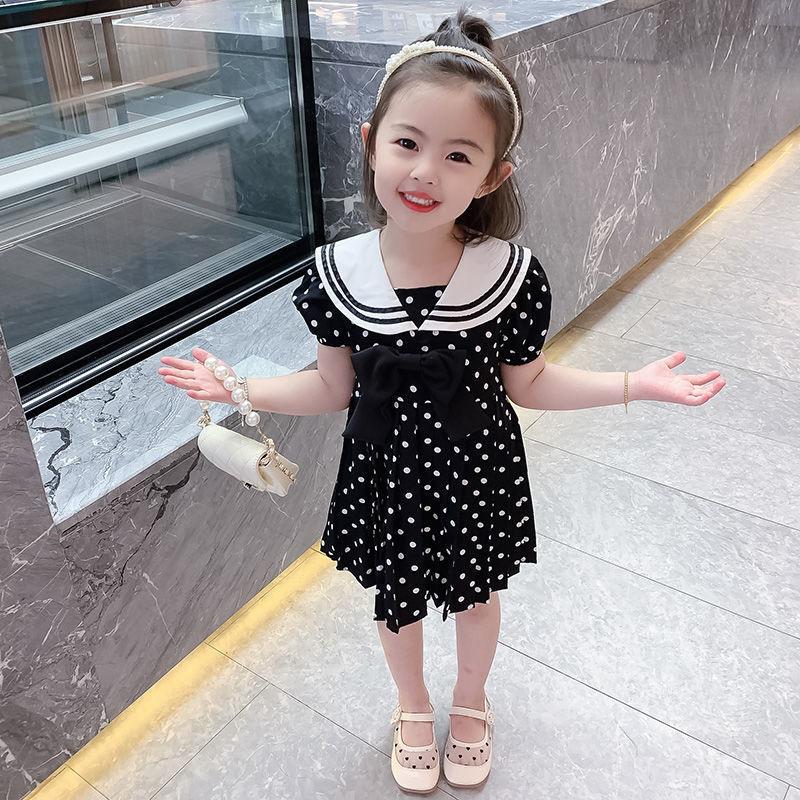 (FILOBEE) DRESS KATARINA ANAK PEREMPUAN USIA 12 BULAN SAMPAI 5 TAHUN Hitam