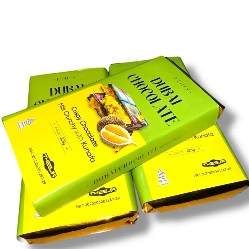 COKLAT DUBAI DURIAN ETHES 200gram Manis Chocolate 5