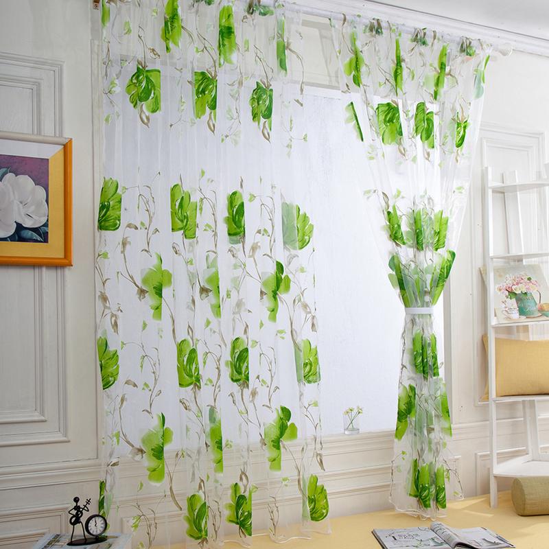 Product Introduction of Langsir Tulle Bunga, Untuk Ruang Tamu dan Bilik Tidur, Langsir Tipis, Untuk Pintu dan Tingkap Dapur, Hiasan Langsir, 1pc 19
