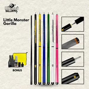 Little Monster Black Gorilla Jump Break Carbon The Crack Cue Stick