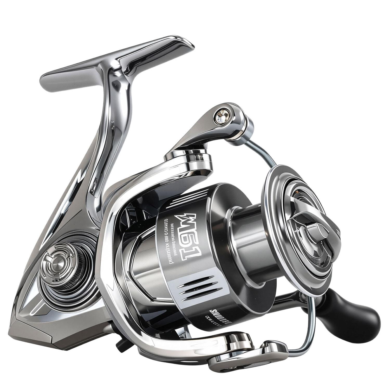 Sougayilang [COD] Reel Pancing Spinning Logam Seri 1000-4000 Baru dengan Gagang Logam power handle, Rasio Gigi 5.2:1, Reel Pancing Olahraga Luar Ruangan, Tersedia di Jakarta