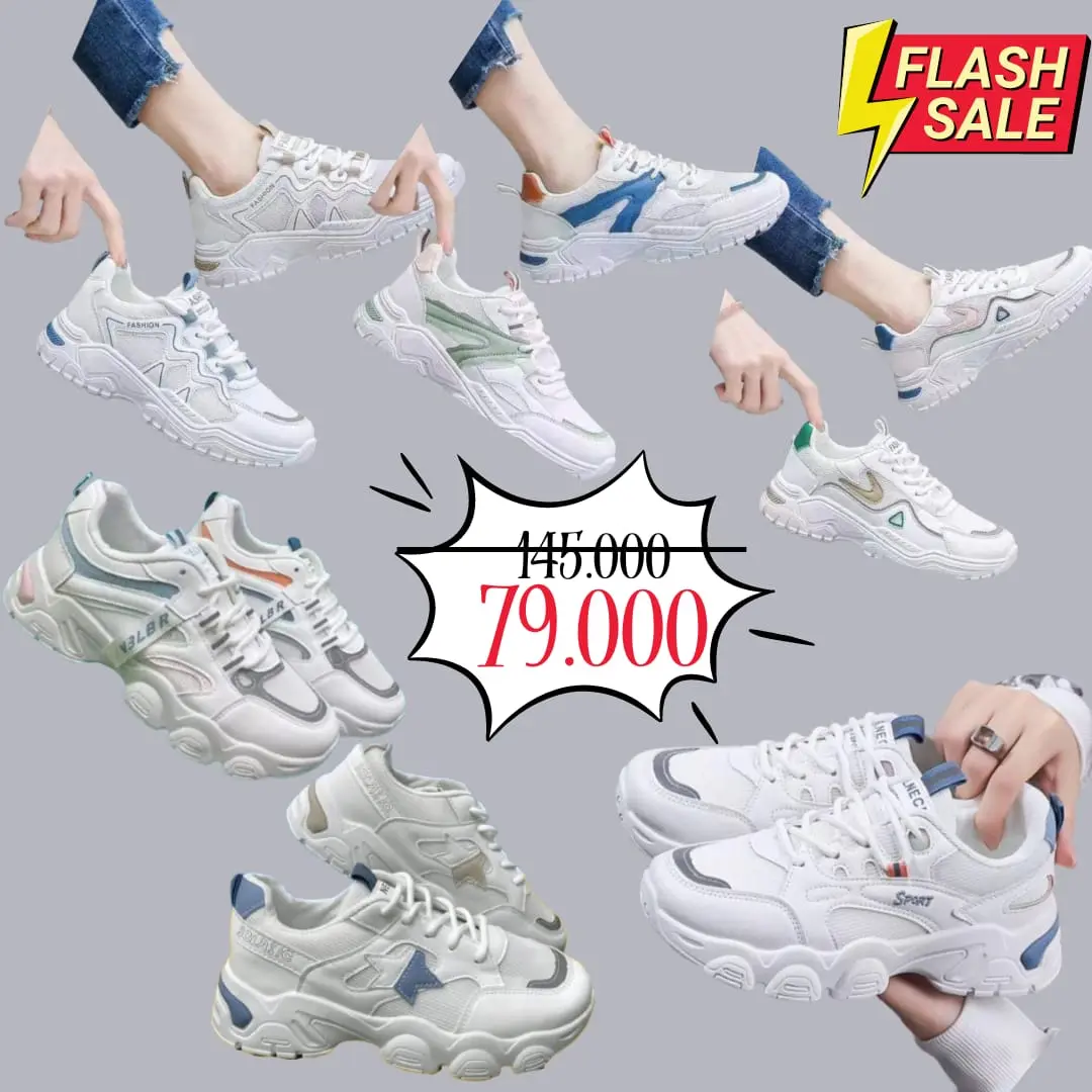 Sepatu Sneakers Sepatu Olahraga Sepatu Sport Wanita Terbaru Shoes Casual