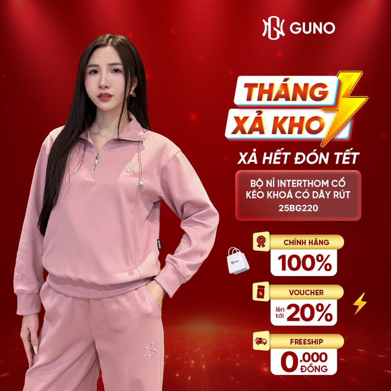  GUNO - Bộ Quần Áo NỮ Nỉ INTERTHOM Cao Cấp SP5| 25BG220 