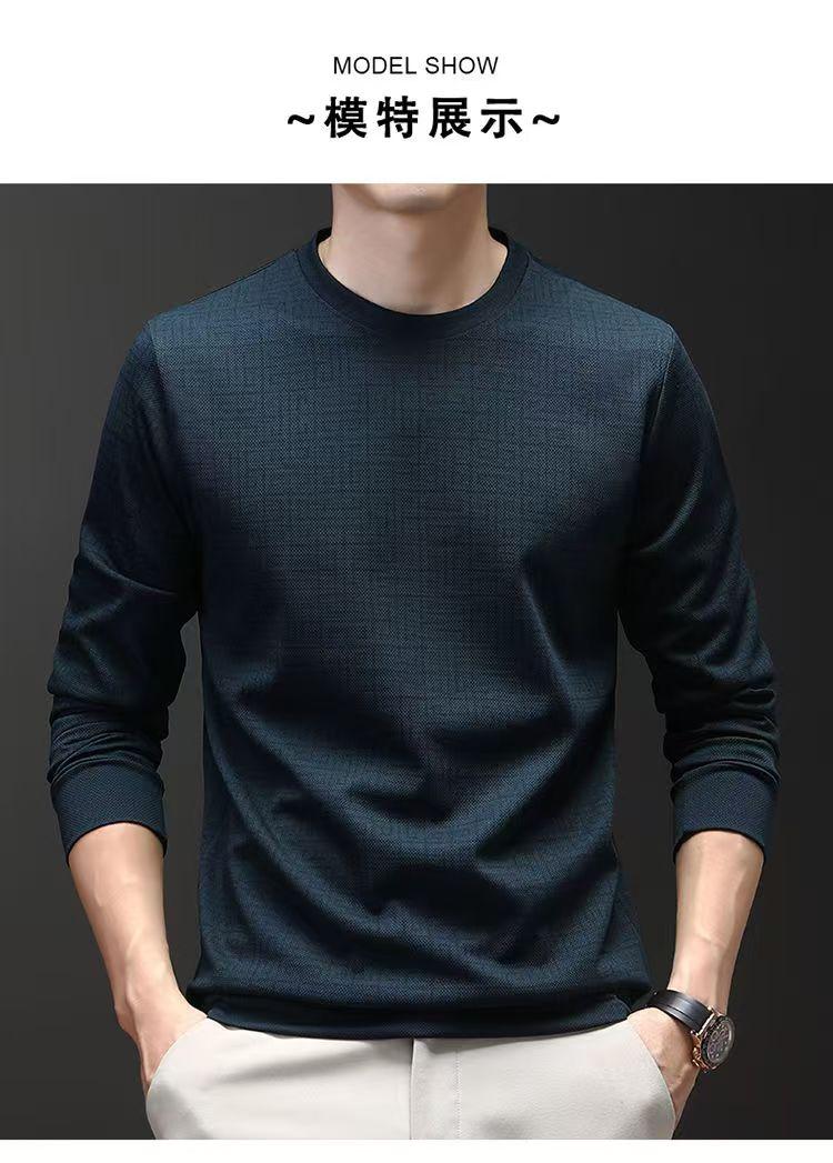 Product Introduction of New men's high-end business casual loose polo shirt Breathable, comfortable, elastic, multi-color optional lapel T-shirt Moisture wicking and trendy versatile commuting T-shirt 10
