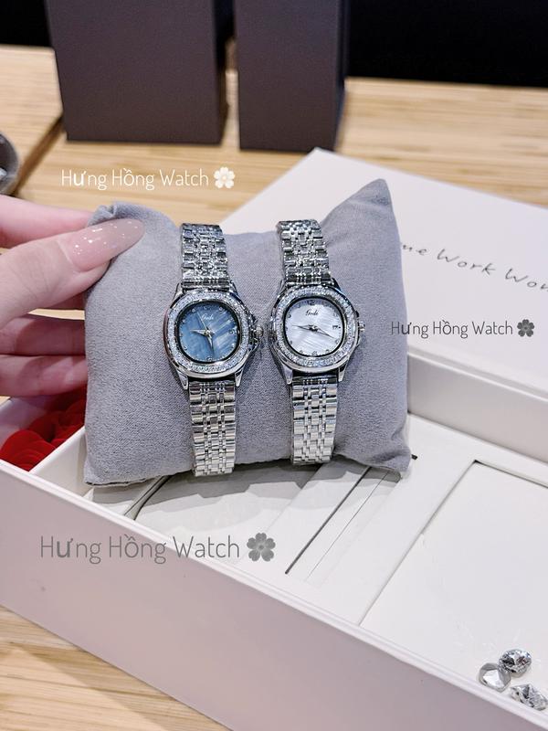B802_Đồng Hồ Nữ GEDI  Dây Thép_Size 30_Máy Nhật Watch Women đồng