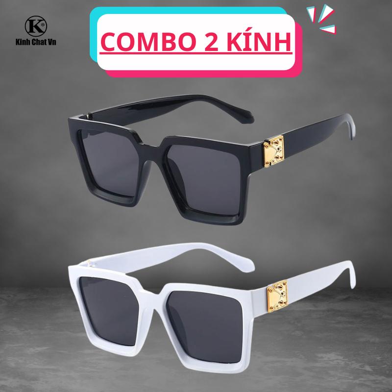 COMBO Mua Kính mắt râm PG13 mát nữ - Tiết Kiệm - thời trang gọng vuông bản lề lớn chắc chắn chống tia UV và khói bụi hợp đi đường du lịch - Women kính mắt nam nữ tổng tài