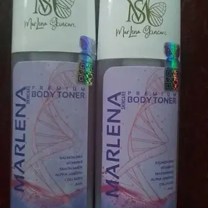 2 TONER BADAN WHITENING MARLENA AHA BPOM GRATIS KAPAS