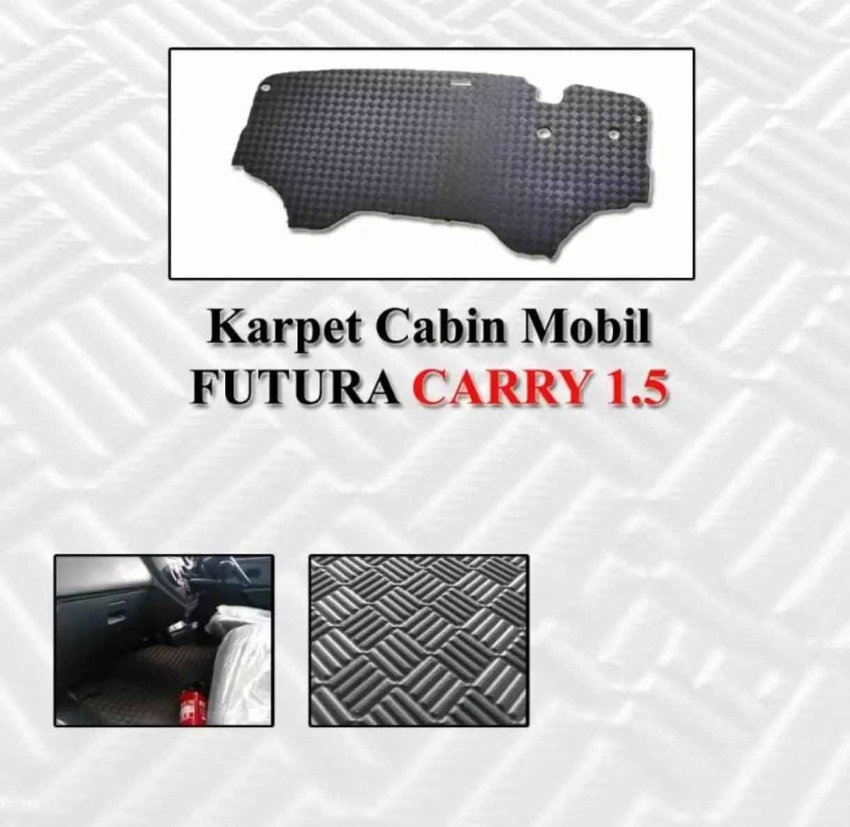 Karpet kabin Mobil Mitsubishi T120SS dengan Desain Kabin yang Nyaman - Car Karet spon