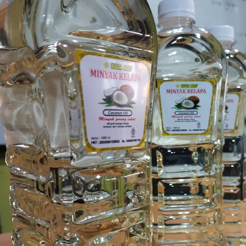 Paket Hemat Isi 2 Botol Minyak Goreng Kelapa Sehat 1 Liter Per Botol [2 LITER (2000ML)] Coconut Coocking Oil (Minyak Goreng Kelapa 2 L) 4