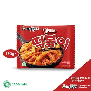 Mujigae Topokki 170gr / Tteokbokki Instan / Tokpoki / Pedas / Spicy