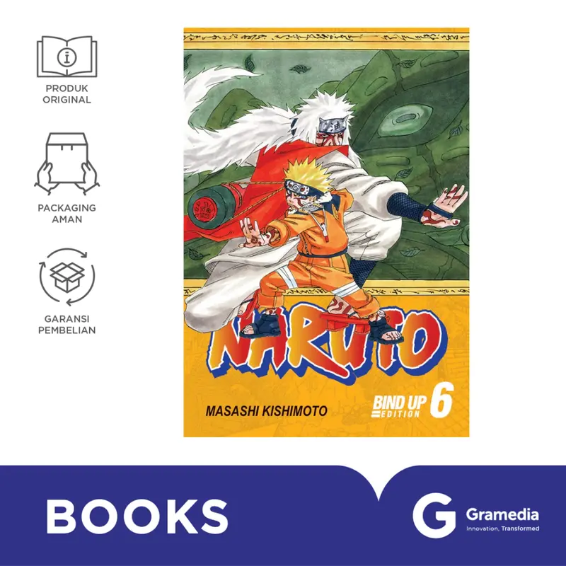 Komik Naruto Bind Up Edition 06 (Masashi Kishimoto) 0