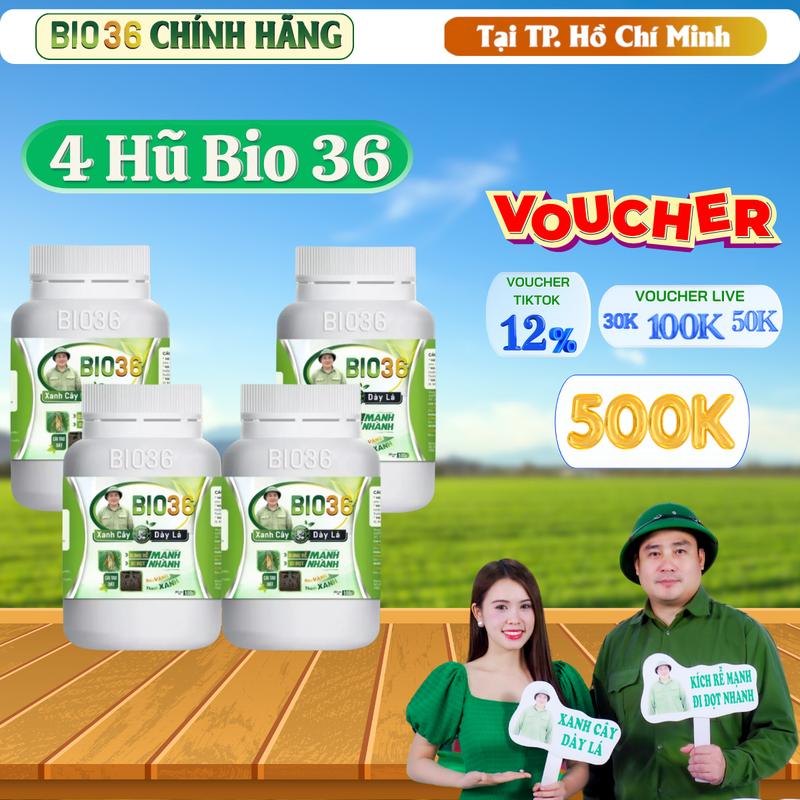   Bio36 Mua 3 Tặng 1  Bio 36 Kích Rễ Mạnh – Đẩy Đọt Nhanh - Phục Hồi Cây Trồng 