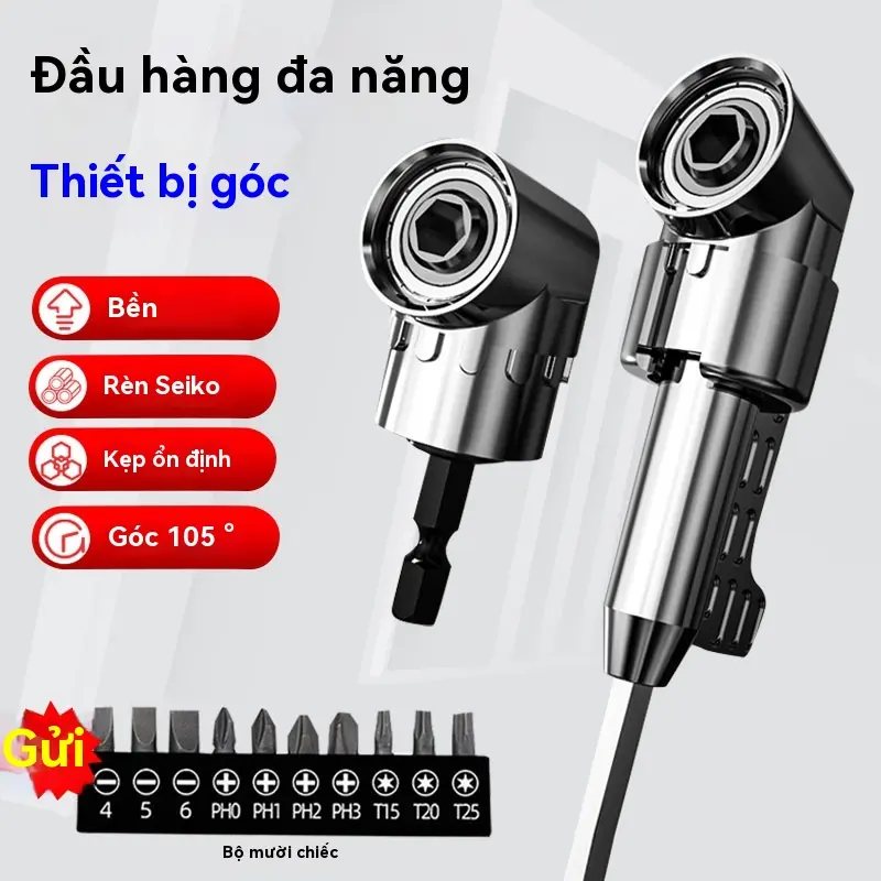 Thiết Bị Góc Vít, Đa Năng, Thích Hợp Cho Gia Đình, Có Thể Tháo Rời, Tiện Lợi Và Thực Dụng, Để Lắp Đặt Đục Lỗ