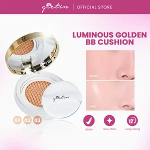 GIETIN LUMINOUS GOLDEN BB CUSHION GT08 BPOM FOUNDATION