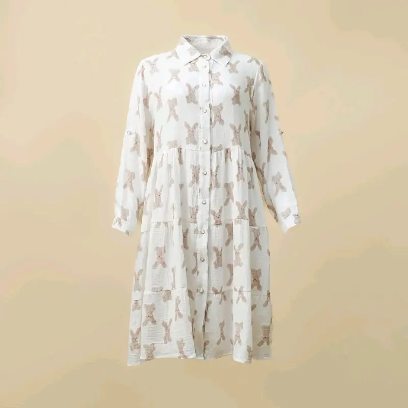 Zanzan.Cloth FAZA TUNIK Atasan Wanita Bahan Double Gouze Cotton Motif 1